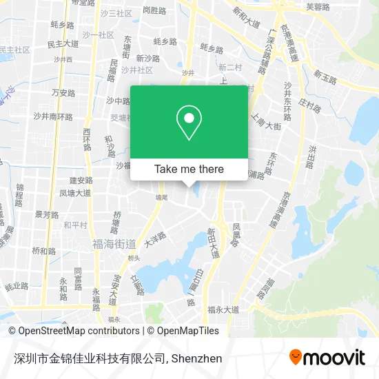 深圳市金锦佳业科技有限公司 map