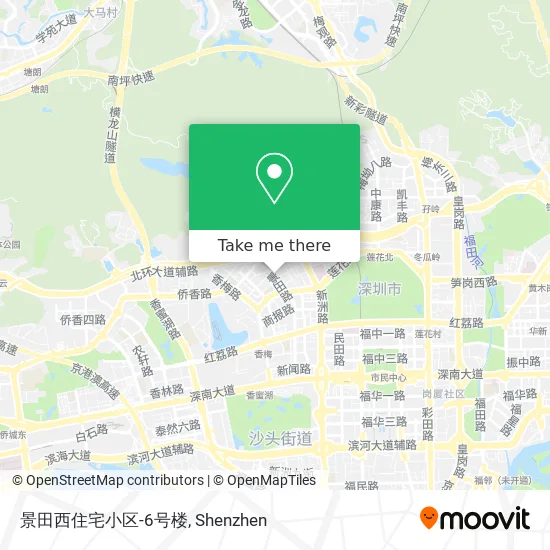 景田西住宅小区-6号楼 map