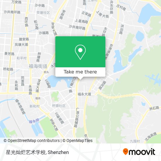 星光灿烂艺术学校 map