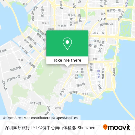 深圳国际旅行卫生保健中心南山体检部 map