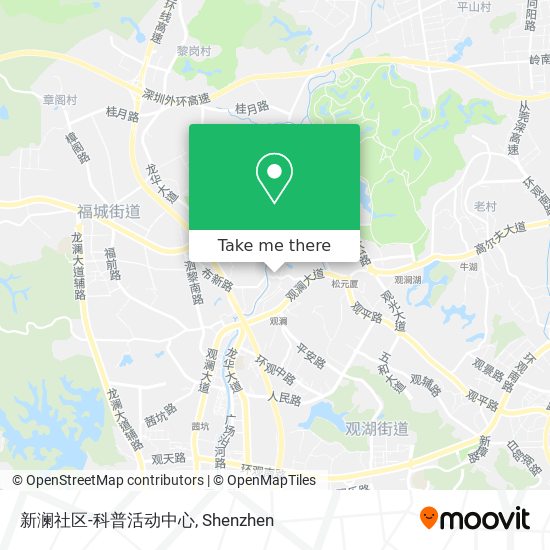 新澜社区-科普活动中心 map