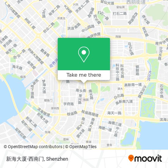 新海大厦-西南门 map