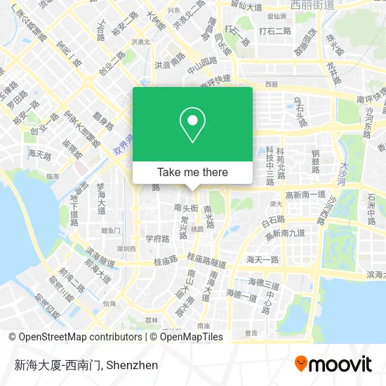 新海大厦-西南门 map