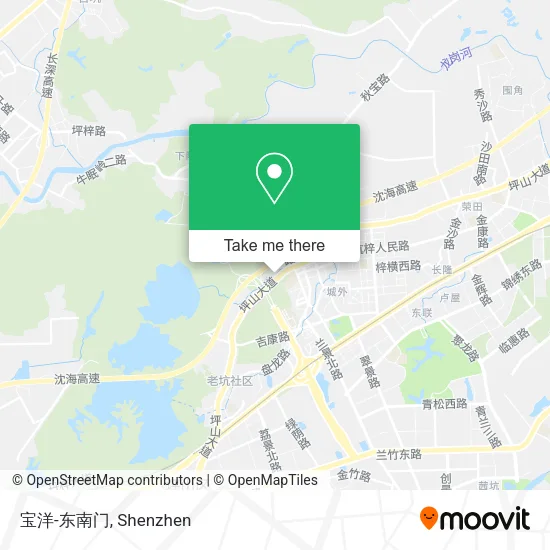 宝洋-东南门 map