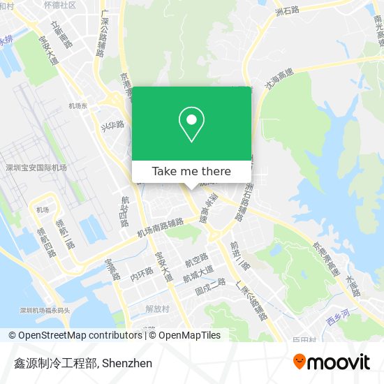 鑫源制冷工程部 map