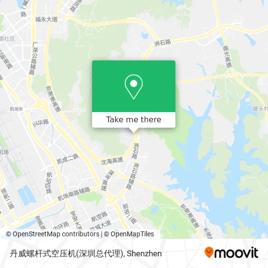 丹威螺杆式空压机(深圳总代理) map