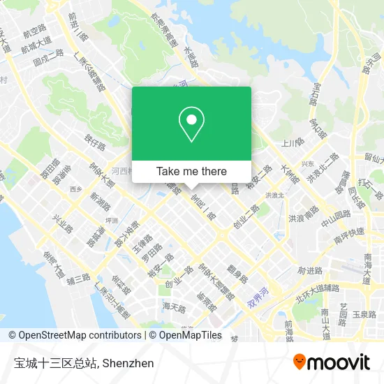 宝城十三区总站 map