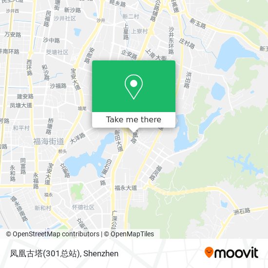 凤凰古塔(301总站) map