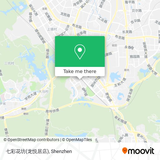 七彩花坊(龙悦居店) map