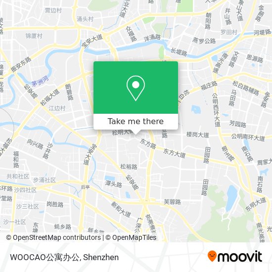 WOOCAO公寓办公 map