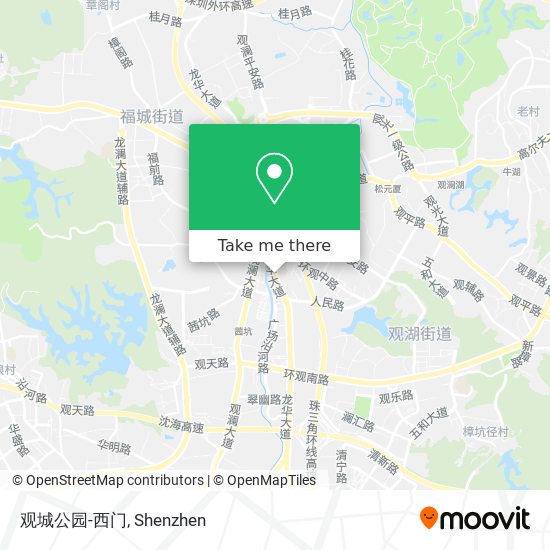 观城公园-西门 map