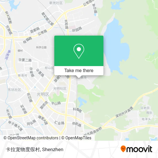 卡拉宠物度假村 map