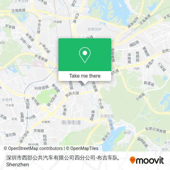 深圳市西部公共汽车有限公司四分公司-布吉车队 map