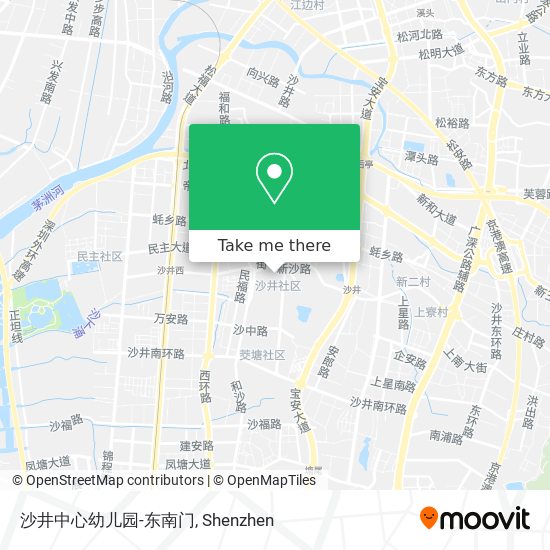 沙井中心幼儿园-东南门 map