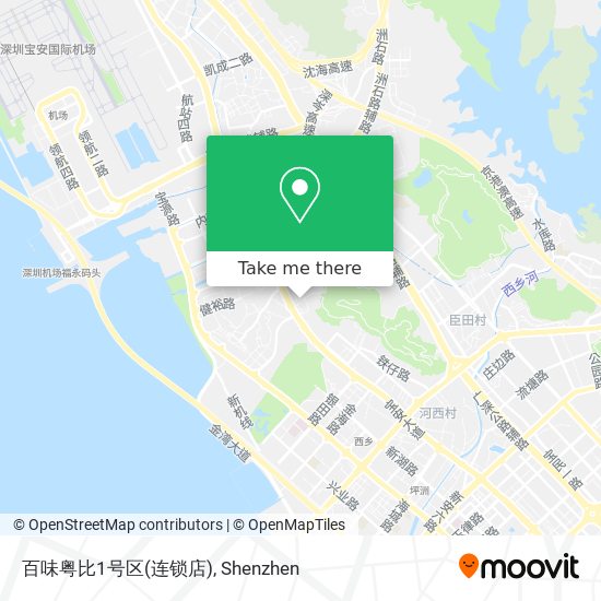 百味粤比1号区(连锁店) map