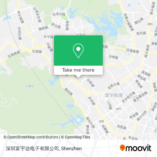 深圳富宇达电子有限公司 map