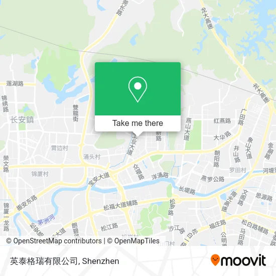 英泰格瑞有限公司 map