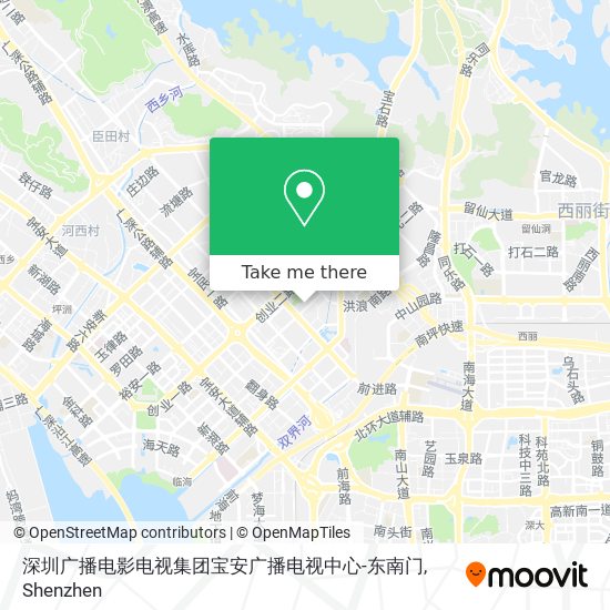 深圳广播电影电视集团宝安广播电视中心-东南门 map