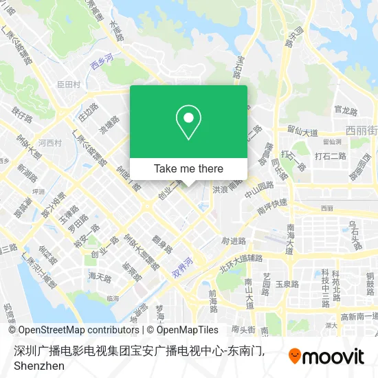 深圳广播电影电视集团宝安广播电视中心-东南门 map