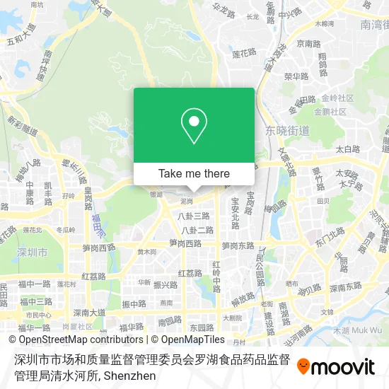 深圳市市场和质量监督管理委员会罗湖食品药品监督管理局清水河所 map
