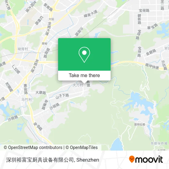 深圳裕富宝厨具设备有限公司 map
