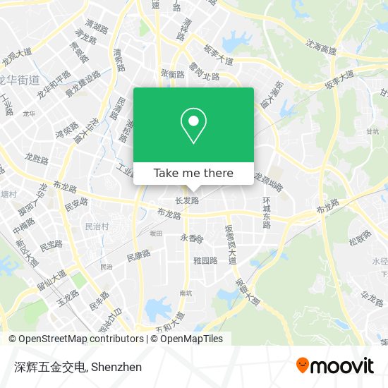 深辉五金交电 map
