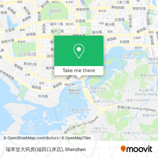 瑞草堂大药房(福田口岸店) map