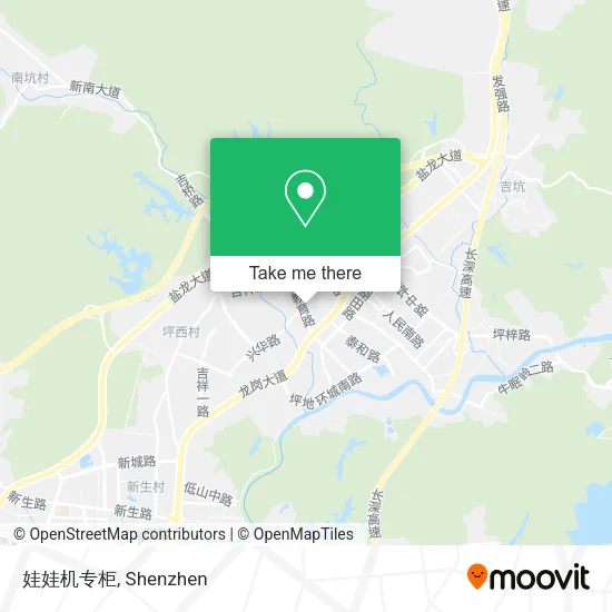娃娃机专柜 map