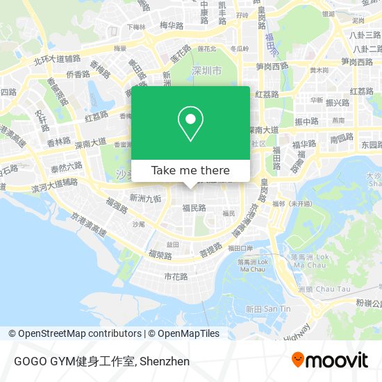 GOGO GYM健身工作室 map