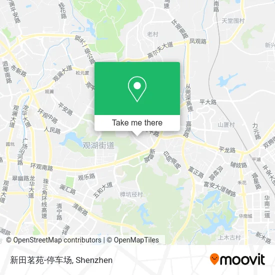 新田茗苑-停车场 map