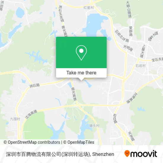 深圳市百腾物流有限公司(深圳转运场) map