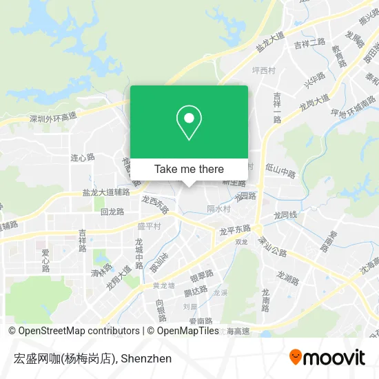 宏盛网咖(杨梅岗店) map