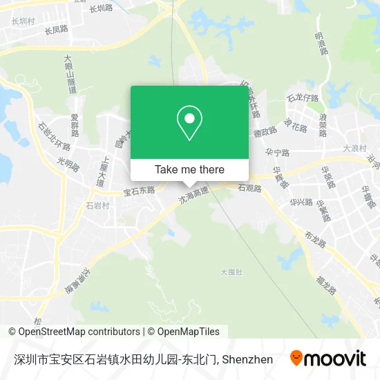 深圳市宝安区石岩镇水田幼儿园-东北门 map