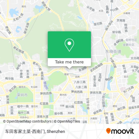 车田客家土菜-西南门 map