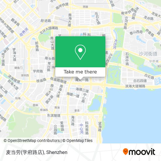 麦当劳(学府路店) map