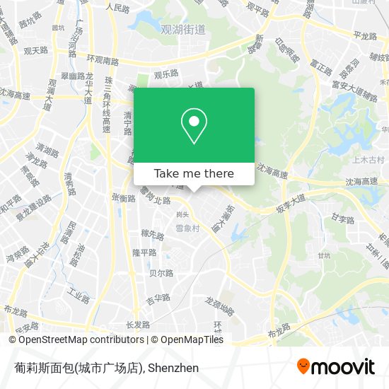 葡莉斯面包(城市广场店) map