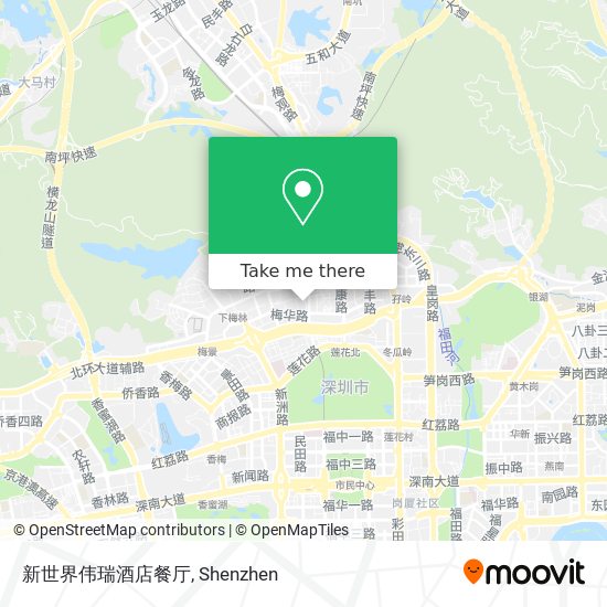 新世界伟瑞酒店餐厅 map