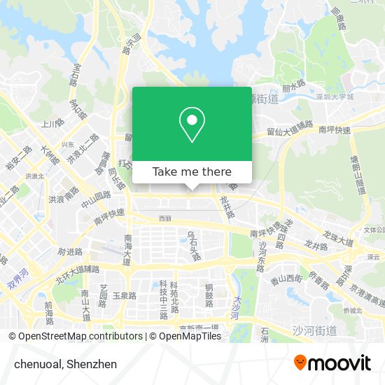 chenuoal map