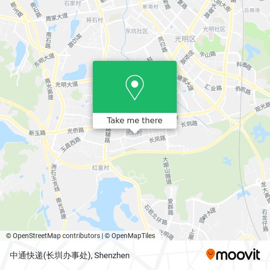 中通快递(长圳办事处) map