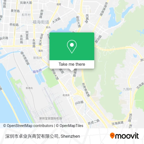 深圳市卓业兴商贸有限公司 map