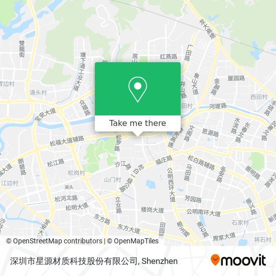 深圳市星源材质科技股份有限公司 map