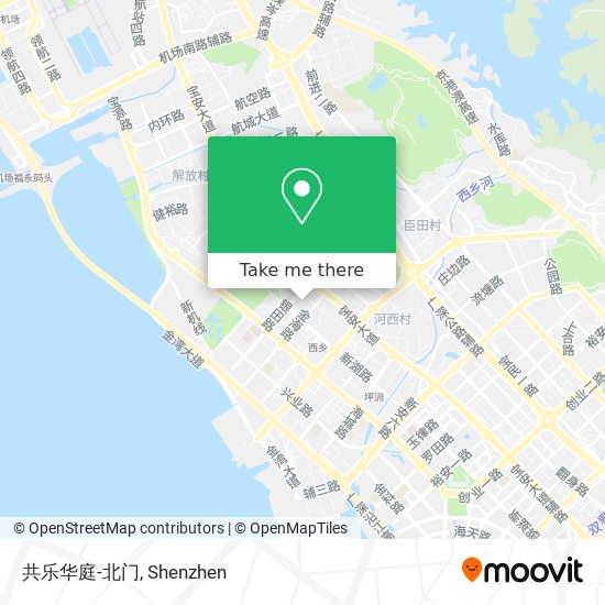 共乐华庭-北门 map