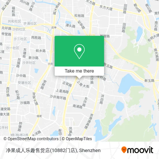净果成人乐趣售货店(10882门店) map