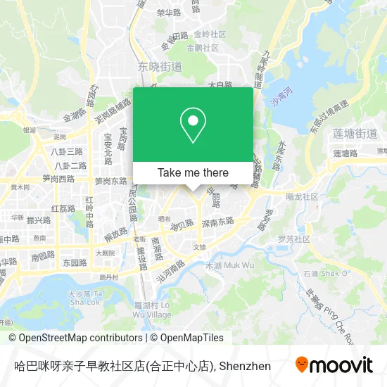 哈巴咪呀亲子早教社区店(合正中心店) map
