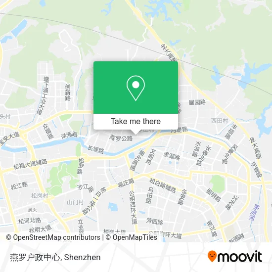 燕罗户政中心 map