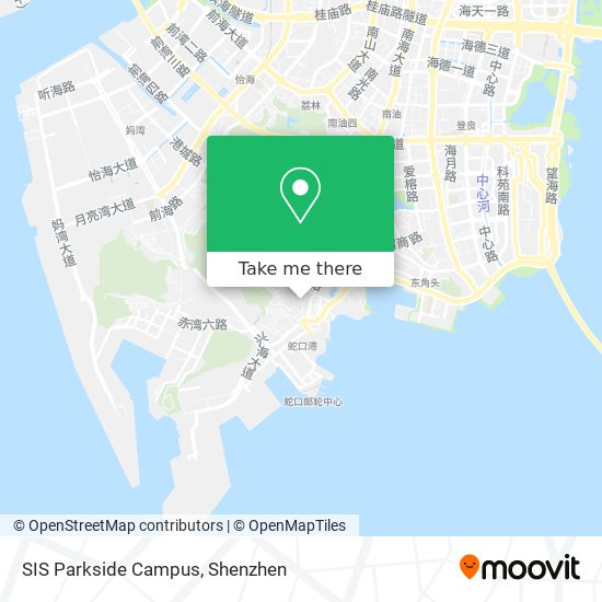 SIS Parkside Campus map