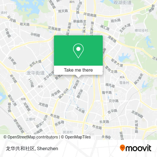 龙华共和社区 map