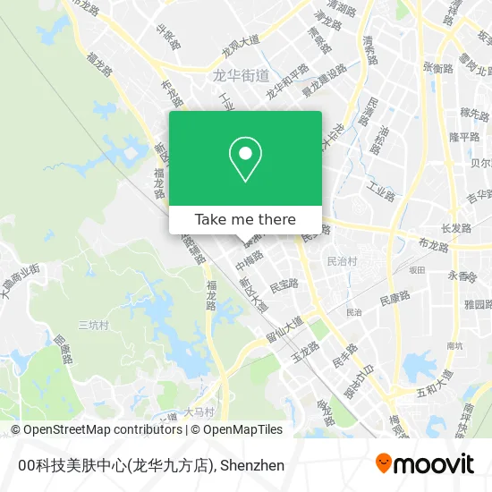 00科技美肤中心(龙华九方店) map