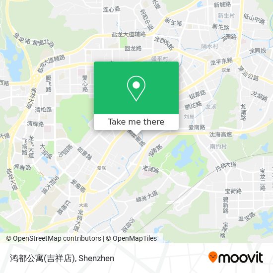 鸿都公寓(吉祥店) map
