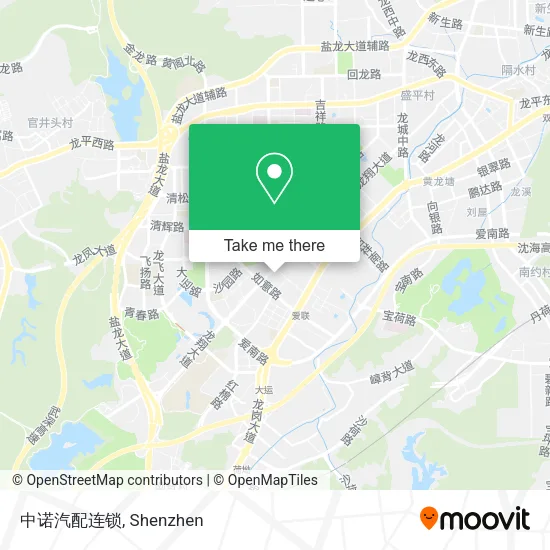 中诺汽配连锁 map